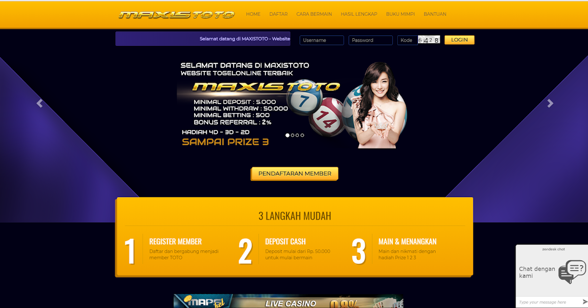 LINK ALTERNATIF MAXISTOTO BANDAR TOGEL ONLINE TERPERCAYA