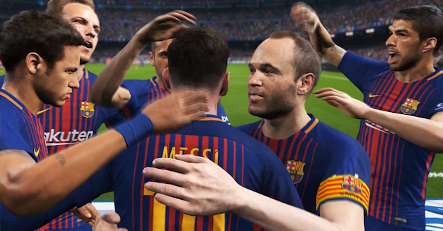 PES 2018 Gameplay Mod R6 dari InMortal ProEvo