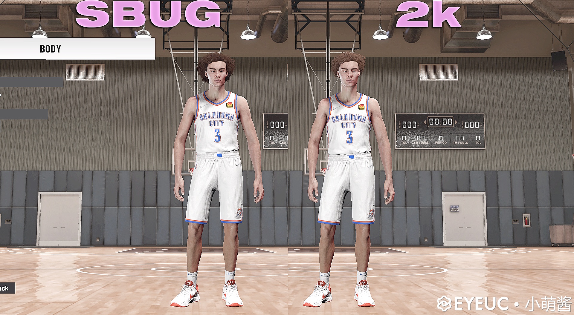 NBA 2K22 Josh Giddey Cyberface and Hair Update by Sbugs