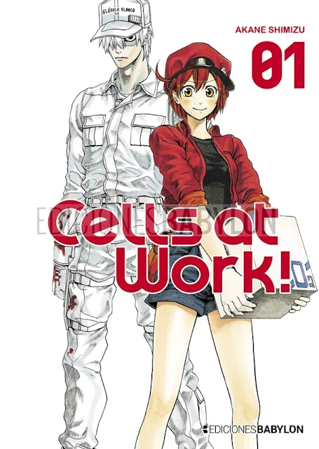 Review del manga Cells at Work! Vol.1 de Akane Shimizu - Ediciones Babylon