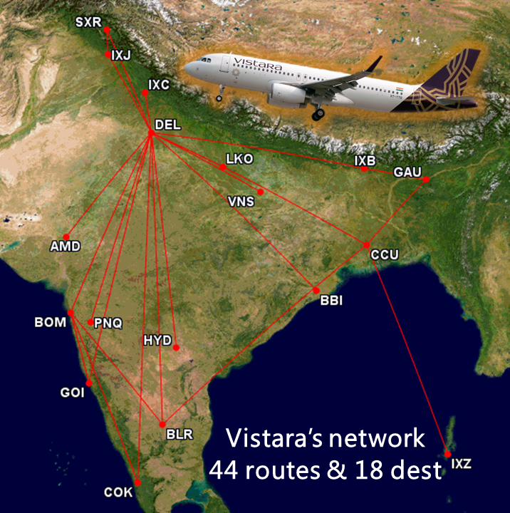 Aviation India Vistara starts Bengaluru and Guwahati flights from Kolkata
