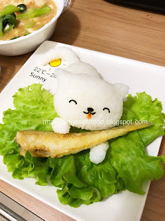 Miki's Food Archives : Kitty Cat Onigiri 可爱猫咪饭团