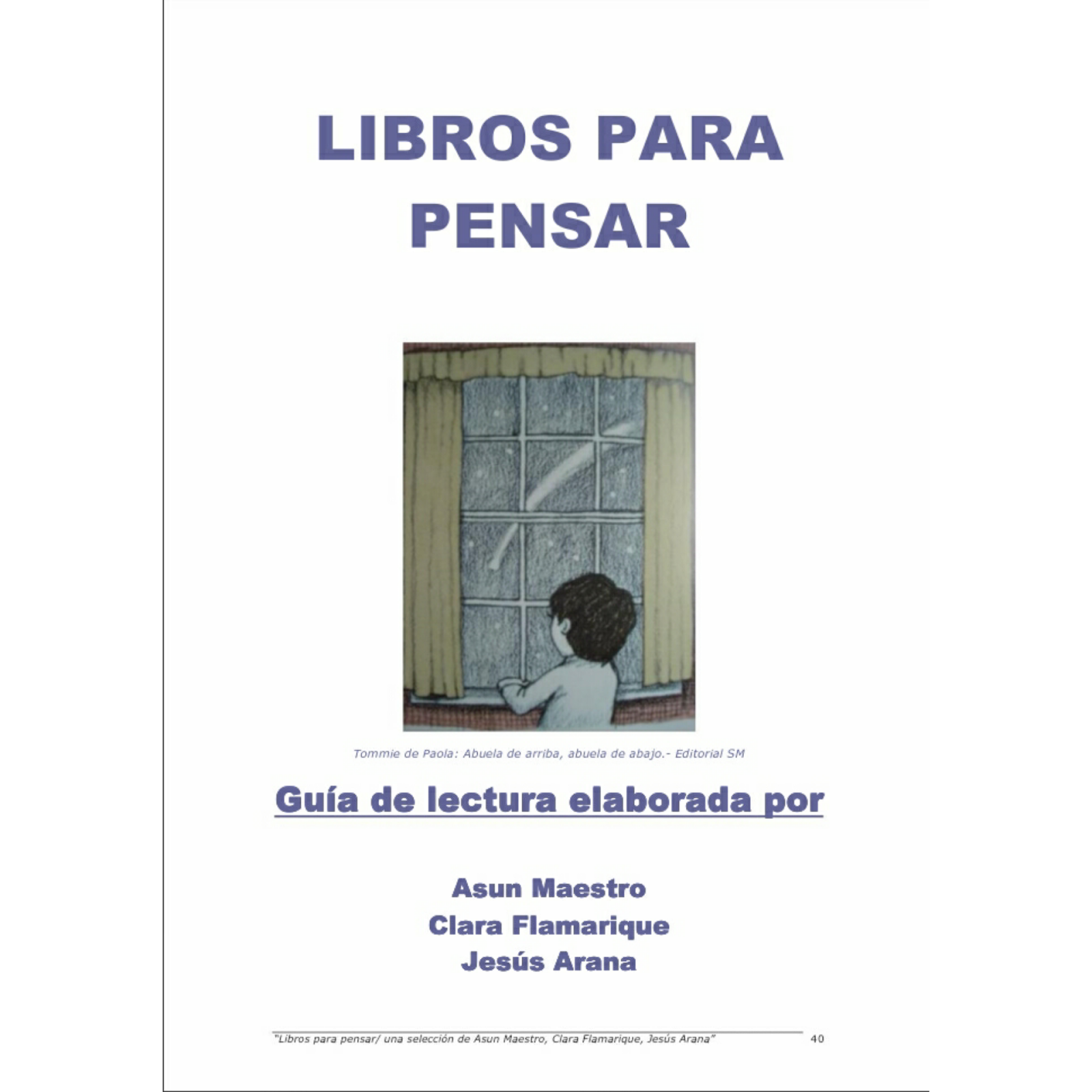 LIBROS PARA PENSAR