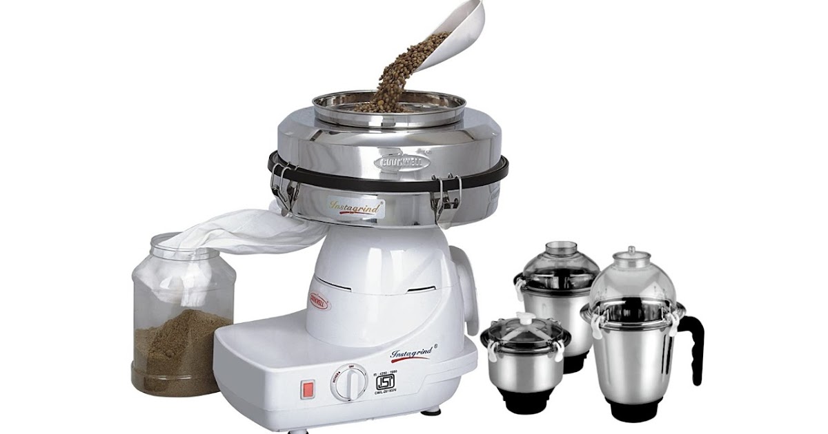 Gadget Review Best Atta Chakki Machines in India COOKWELL"INSTAGRIND
