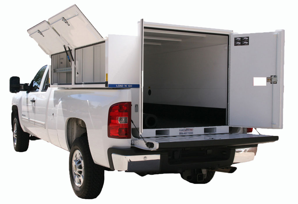 Transferable SlipOn Work Truck Bodies For Standard Pickup Trucks Load