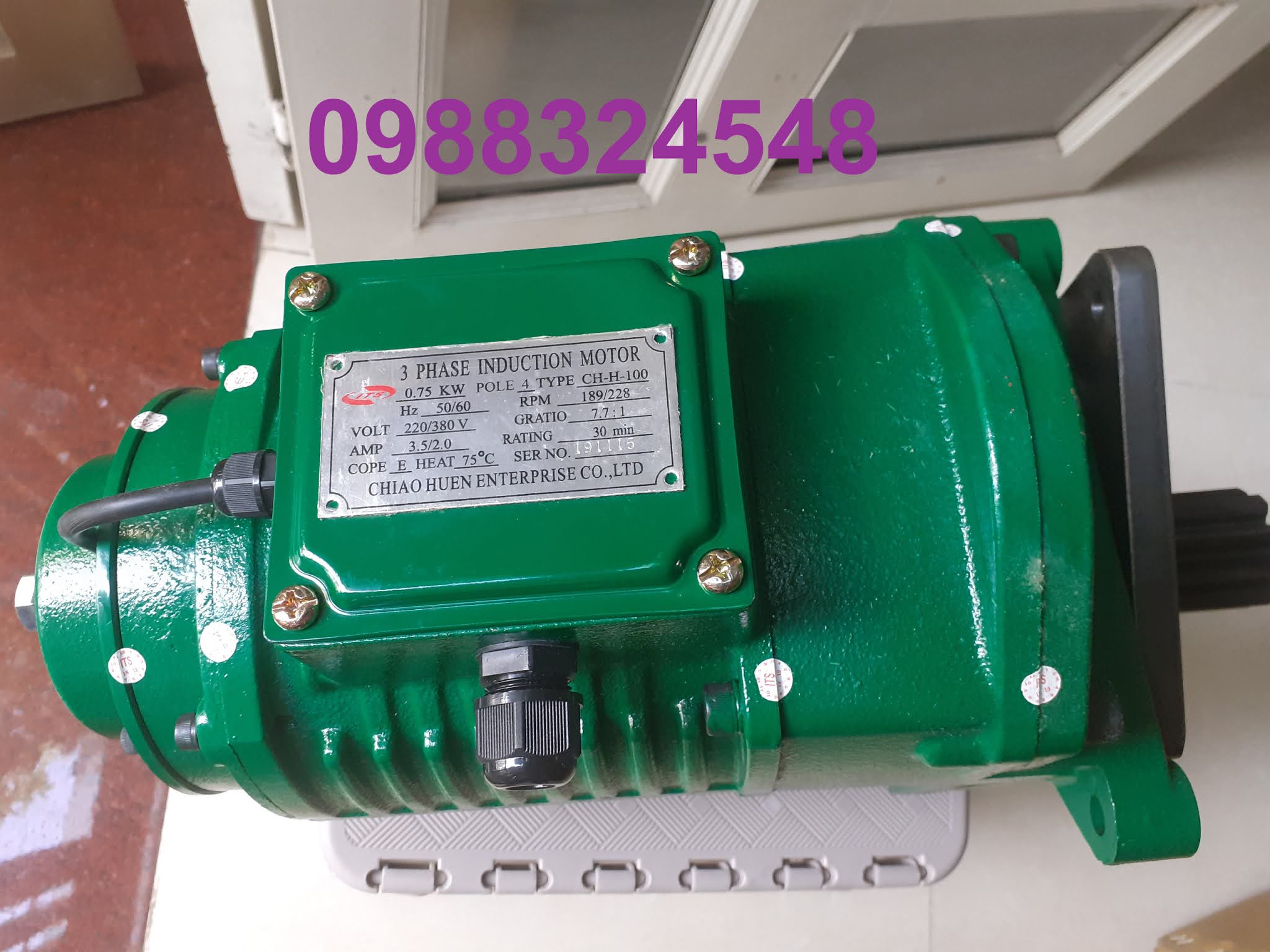 Motor dầm biên ITS CH-H-100 0.75 Kw x 4P