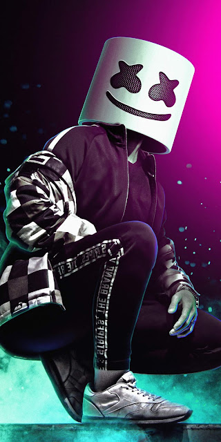 4k Marshmello iPhone and desktop wallpaper