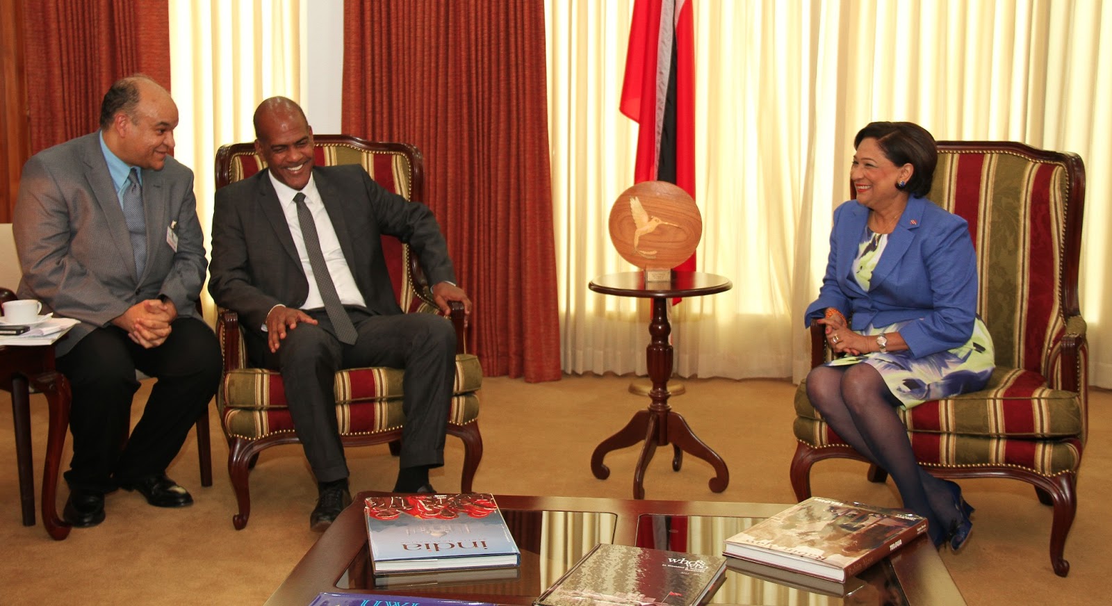Jyoti Communication Photo story PM meets with Martinique leader