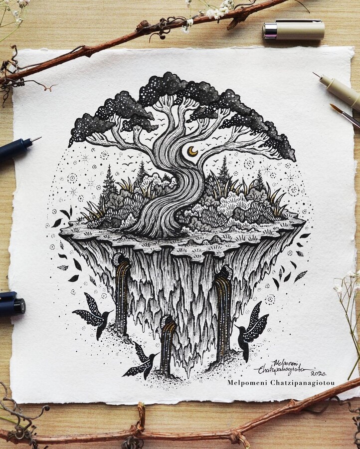 11-Tree island and waterfalls-Melpomeni-Chatzipanagiotou-www-designstack-co
