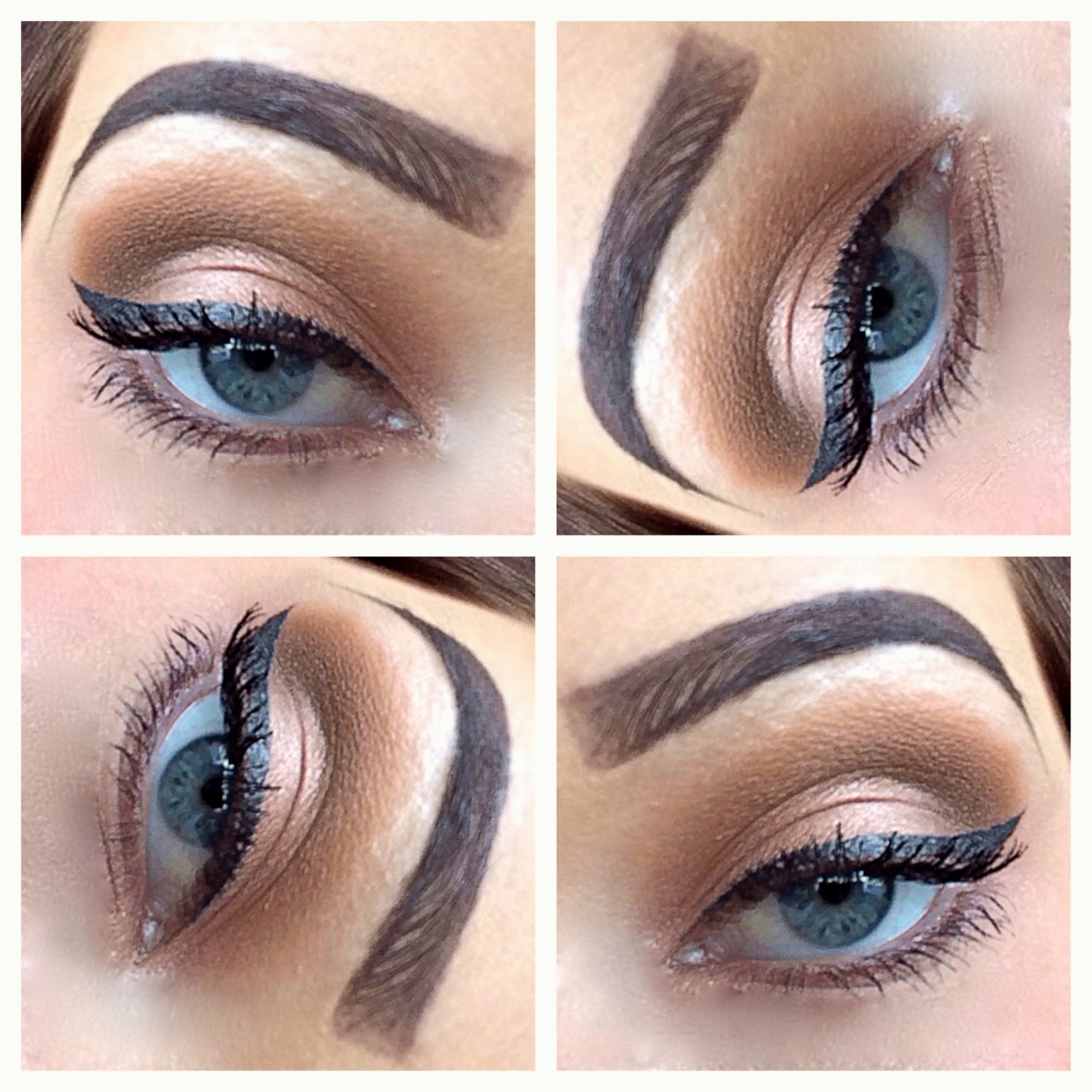 Makeup by Stephanie Allen Copper eyeshadow to make blue eyes pop
