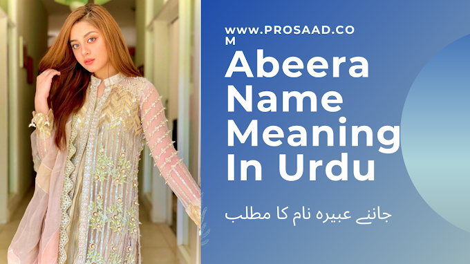 Abeera Name Meaning in Urdu & Abeera Name Other Spelling and Detail