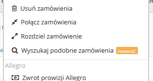 Baselinker Blog Czarna Lista Allegro Wyszukaj Podobne Ustaw Platnosc Nowe Operacje