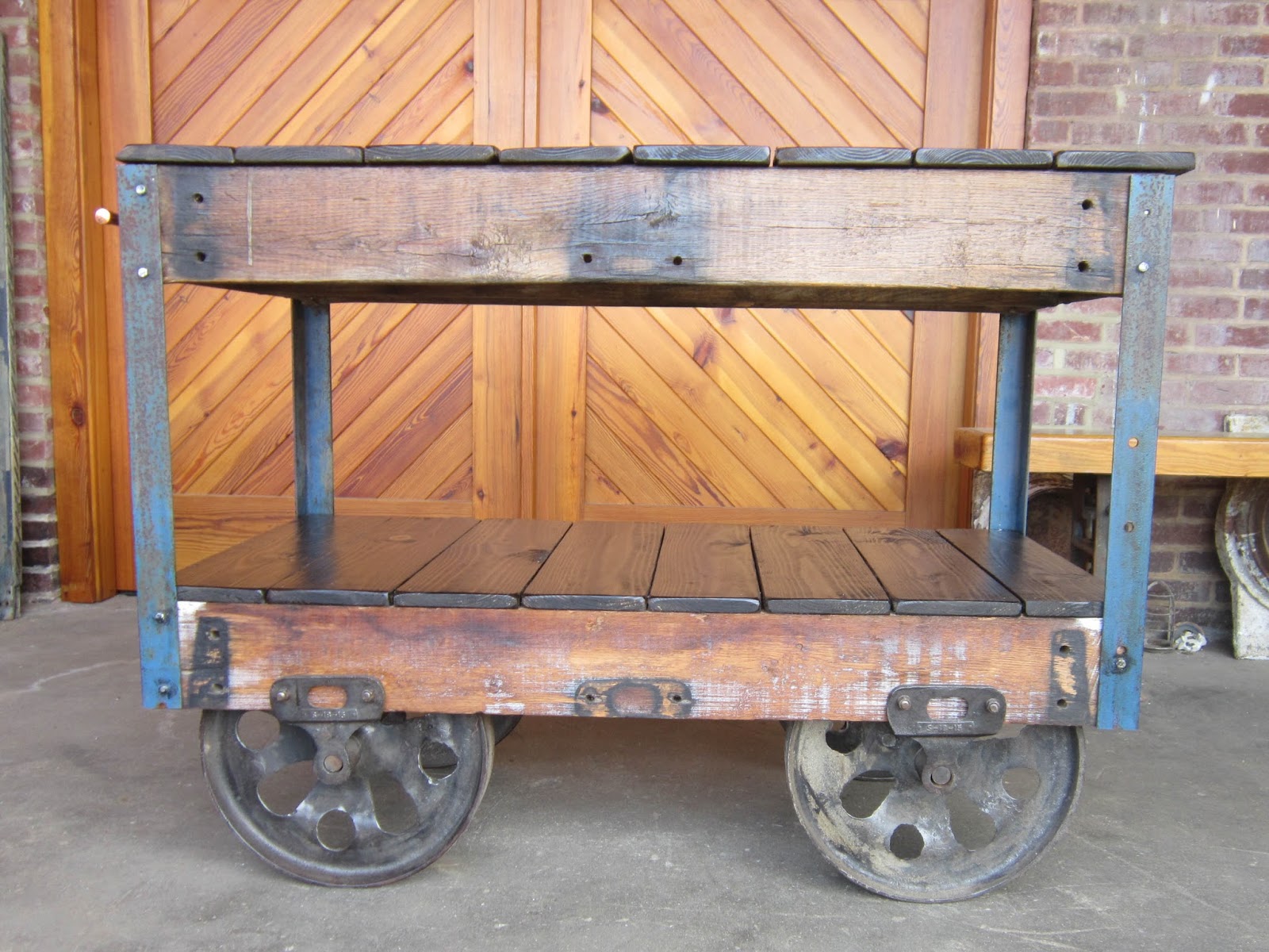 kitchen cart with bar