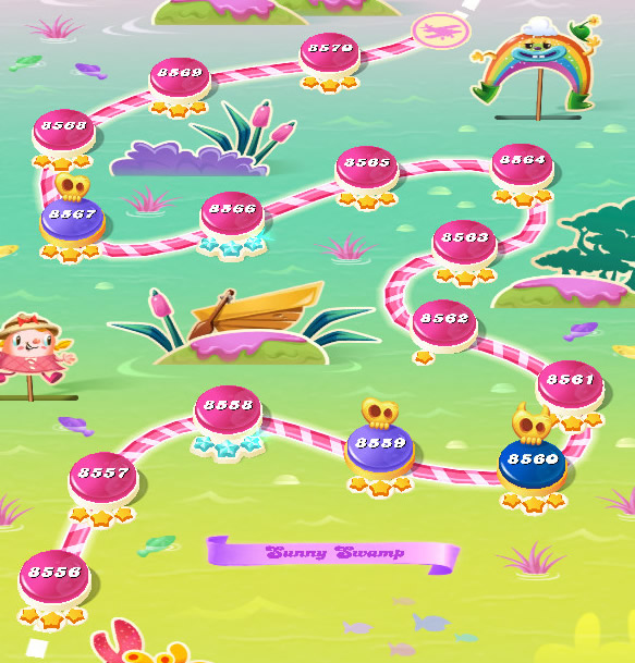 Candy Crush Saga level 8556-8570 Candy Crush Saga level 8556-8570