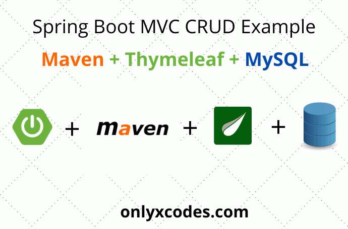 Spring Boot MVC CRUD Example With MySQL - Onlyxcodes