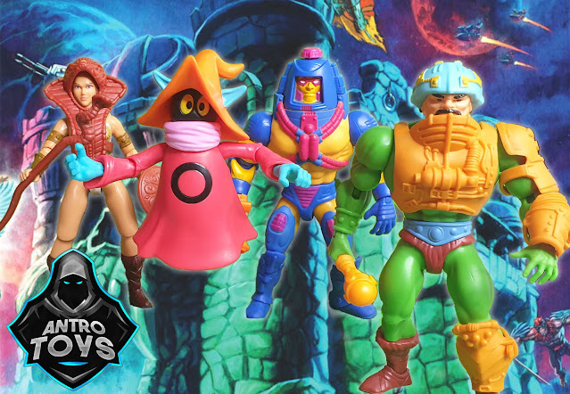 Orko Teela Man-E-Faces Man-at-Arms Masters of the Universe Origins