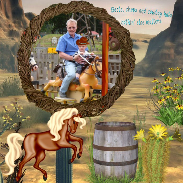 Chris's Design Place 'Barbed Wire Halo' by Scraps by Randys Sin