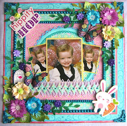 This layout won at Funtoolas for March Bling Challenge