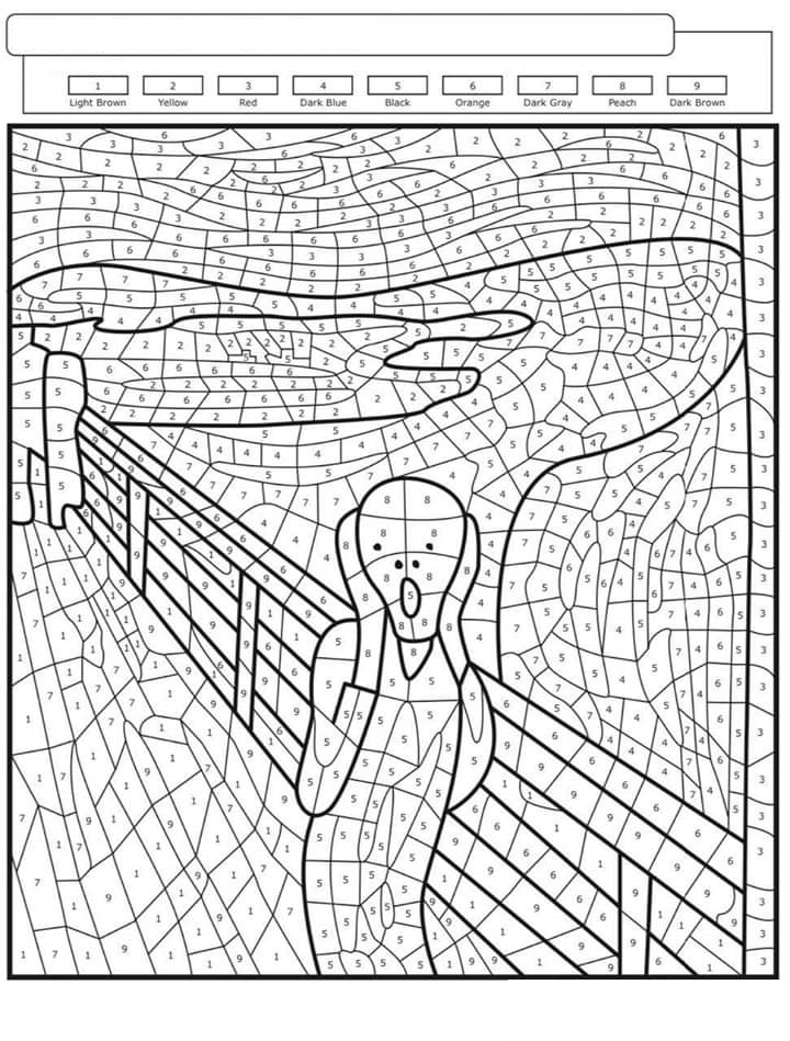 Tareitas: COLOREAR POR NUMERO