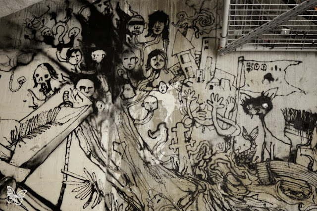 New Indoor Mural By The Popular French Street Artist Dran For The Lasco Project - Palais De Tokyo, Paris. 4