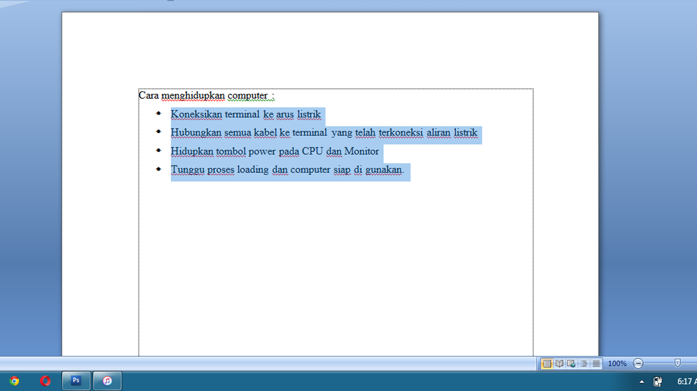 Cara Membuat Bullet dan Numbering ardya july