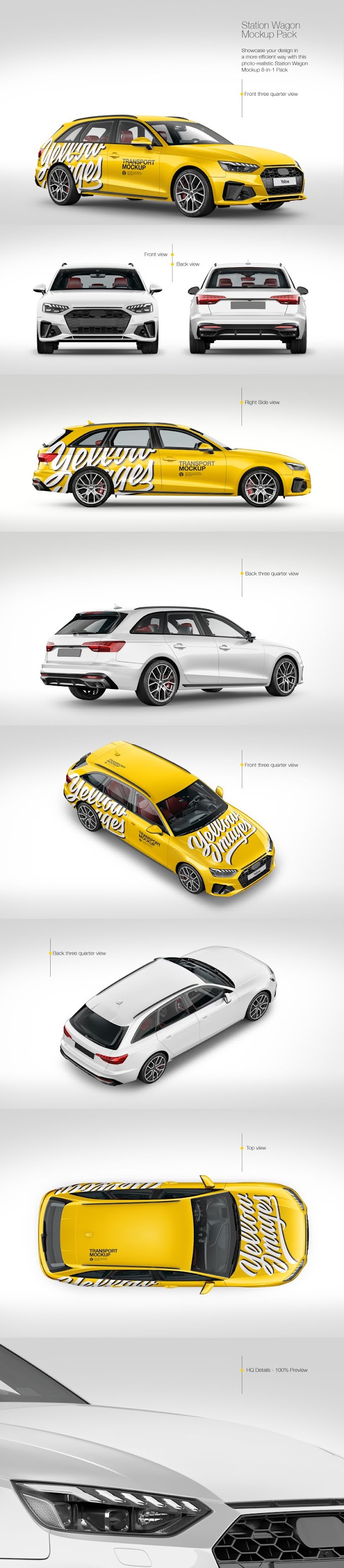 Download Coupe Crossover Suv Mockup PSD Mockup Templates