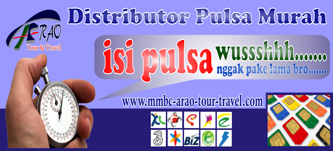 Distributor Pulsa Murah MMBC ARAO Tour and Travel