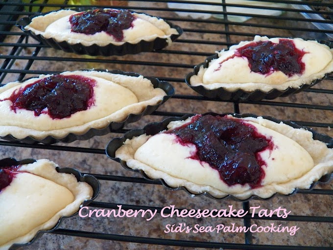 Cranberry Cheesecake Tarts
