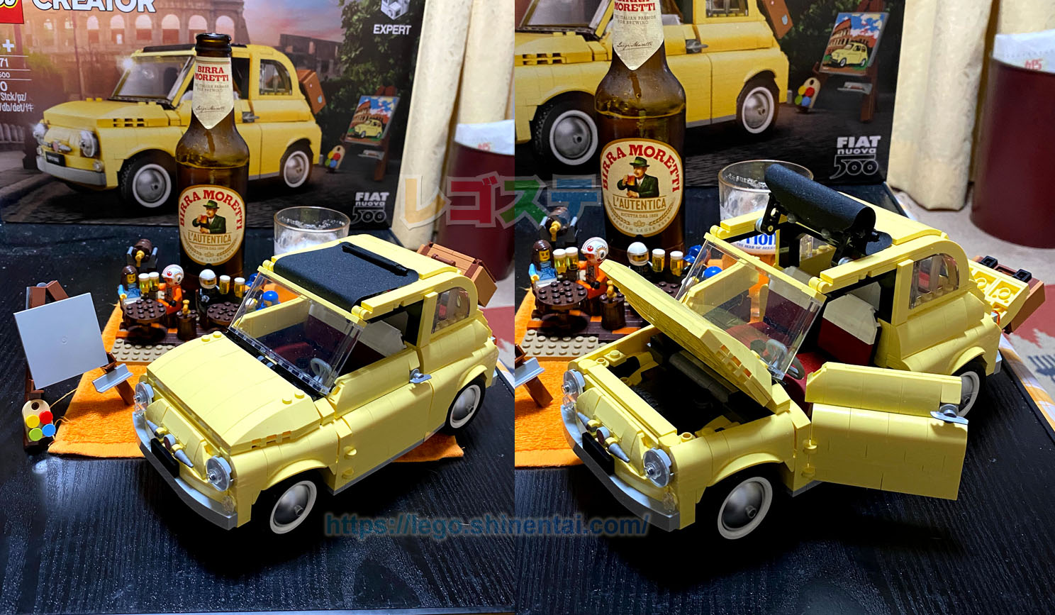 レゴ(R)LEGO(R)レビュー：10271 フィアット500：ルパン三世の愛車でおなじみ！