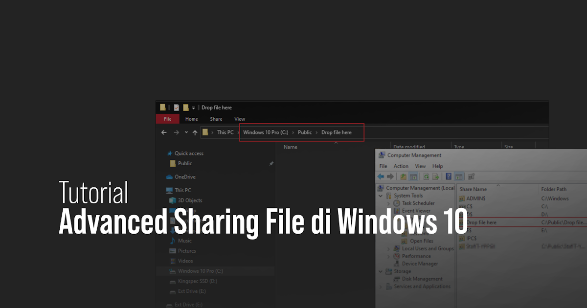 Cara Advanced Sharing File & Folder di Windows 10 - BLOG SAYUGI