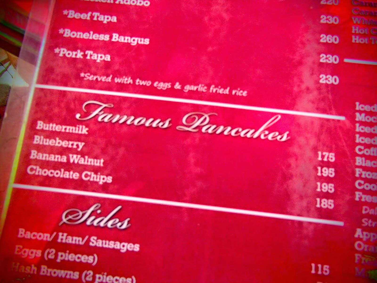 BAG OF BEANS Breakfast in Tagaytay City