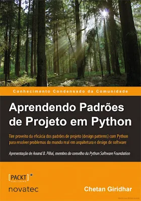 Capa do Livro "Aprendendo padrões de projeto em Python"