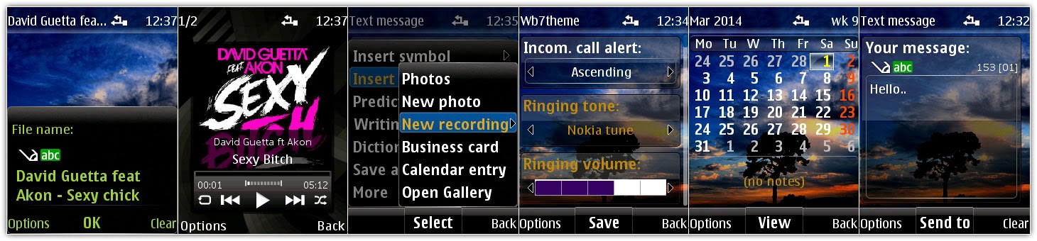 Landscape X live Theme Nokia X2-00 I Free | Store wb7themes