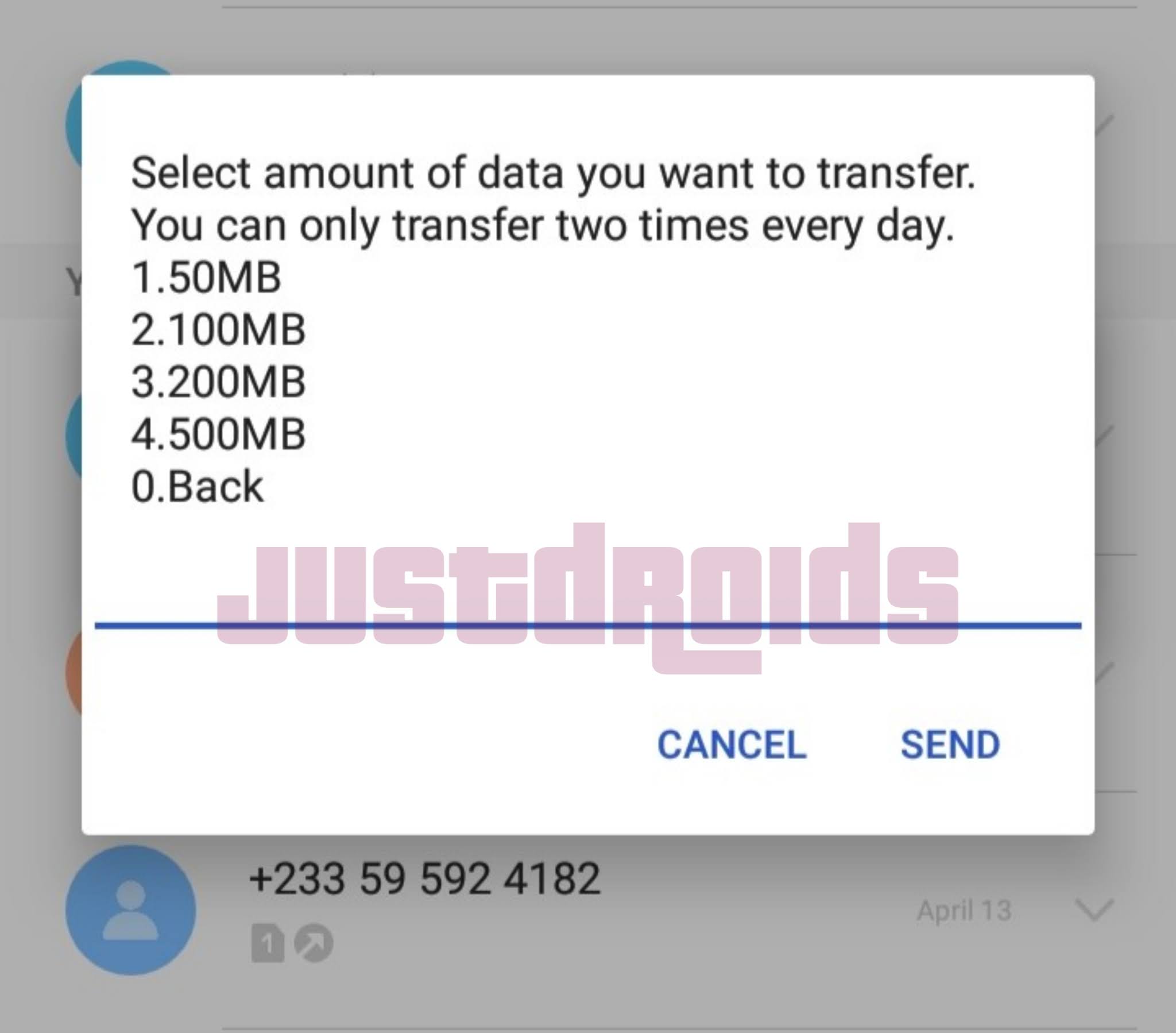 How to transfer/share data on Mtn to a friend's line