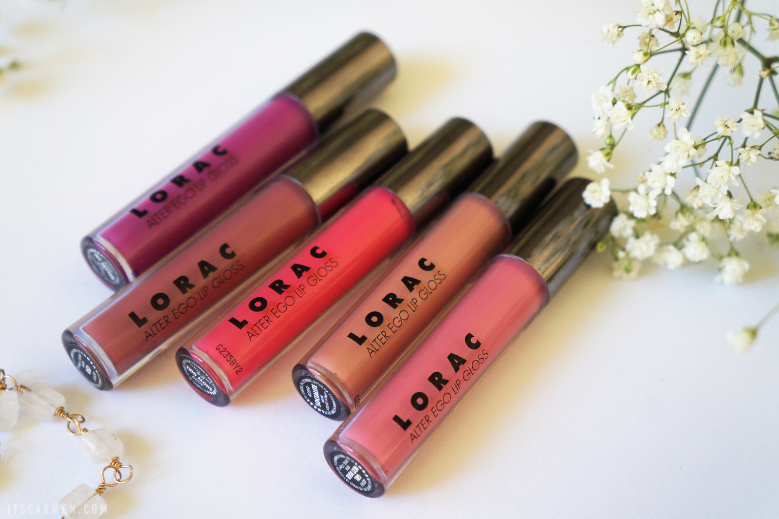 Lorac Alter Ego Lip Gloss Set Review / Carmen Varner // Lifestyle