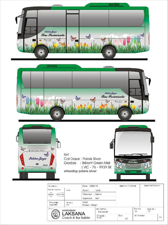 Jenis dan Tipe Bus Indonesia | Firman Koga