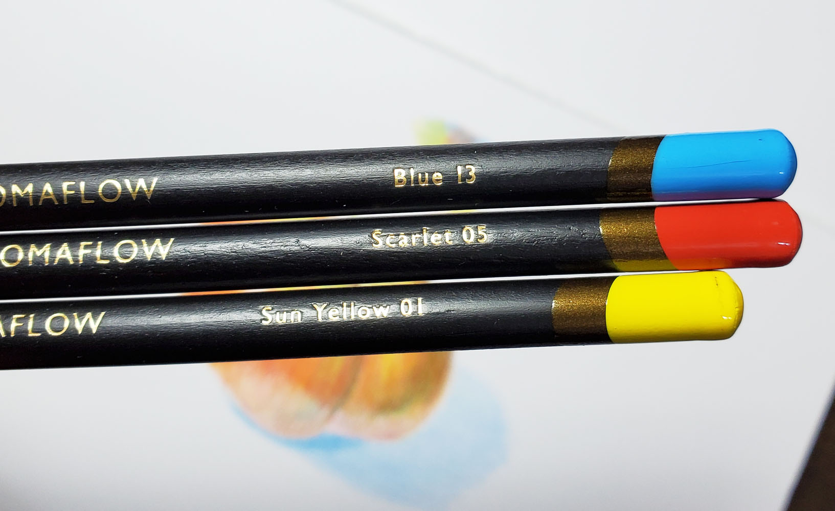 Fueled by Clouds & Coffee Review Derwent Chromaflow Colored Pencils