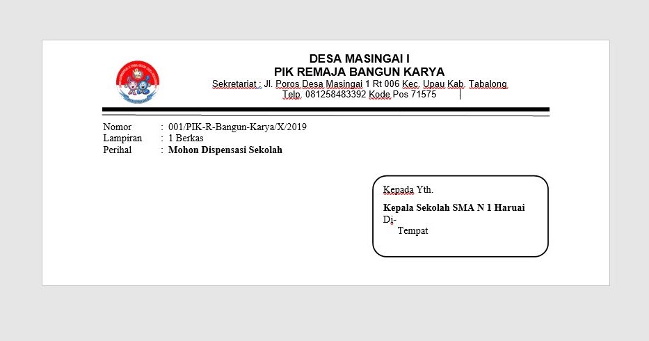 Amplop surat pengunduran diri