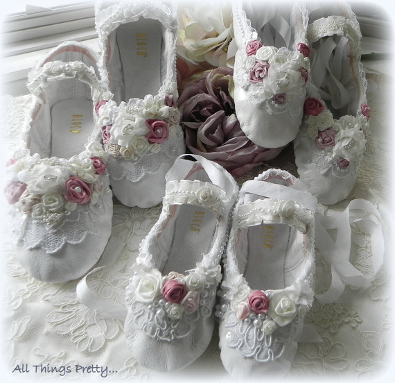 Handmade Weddings, Southern Minnesota: Custom bridal ballet slippers ...