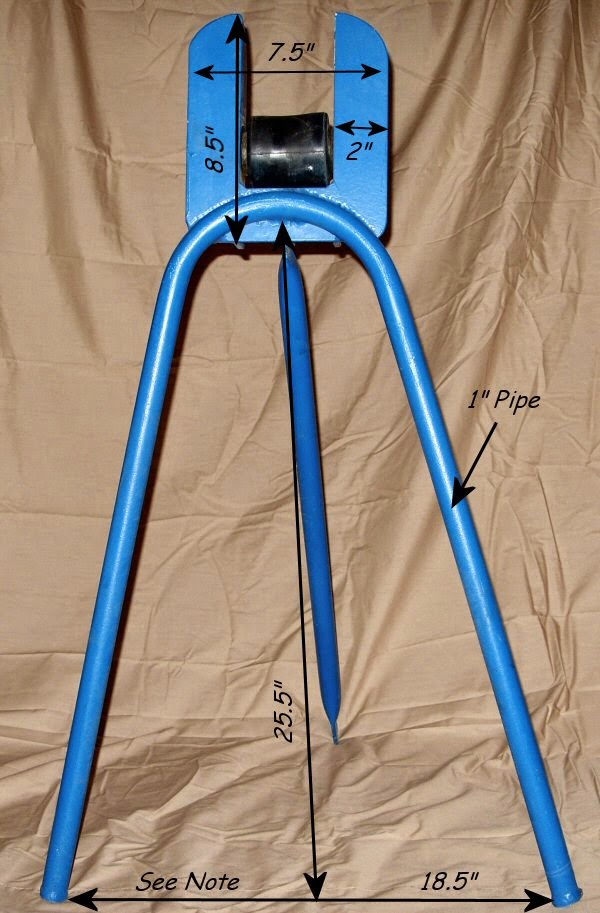 Ericson 25, Oystercatcher Ericson 25, Trailering Crutches