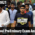Kerala PSC 10th Level Preliminary Exam Answer Key - 13 Mar 2021