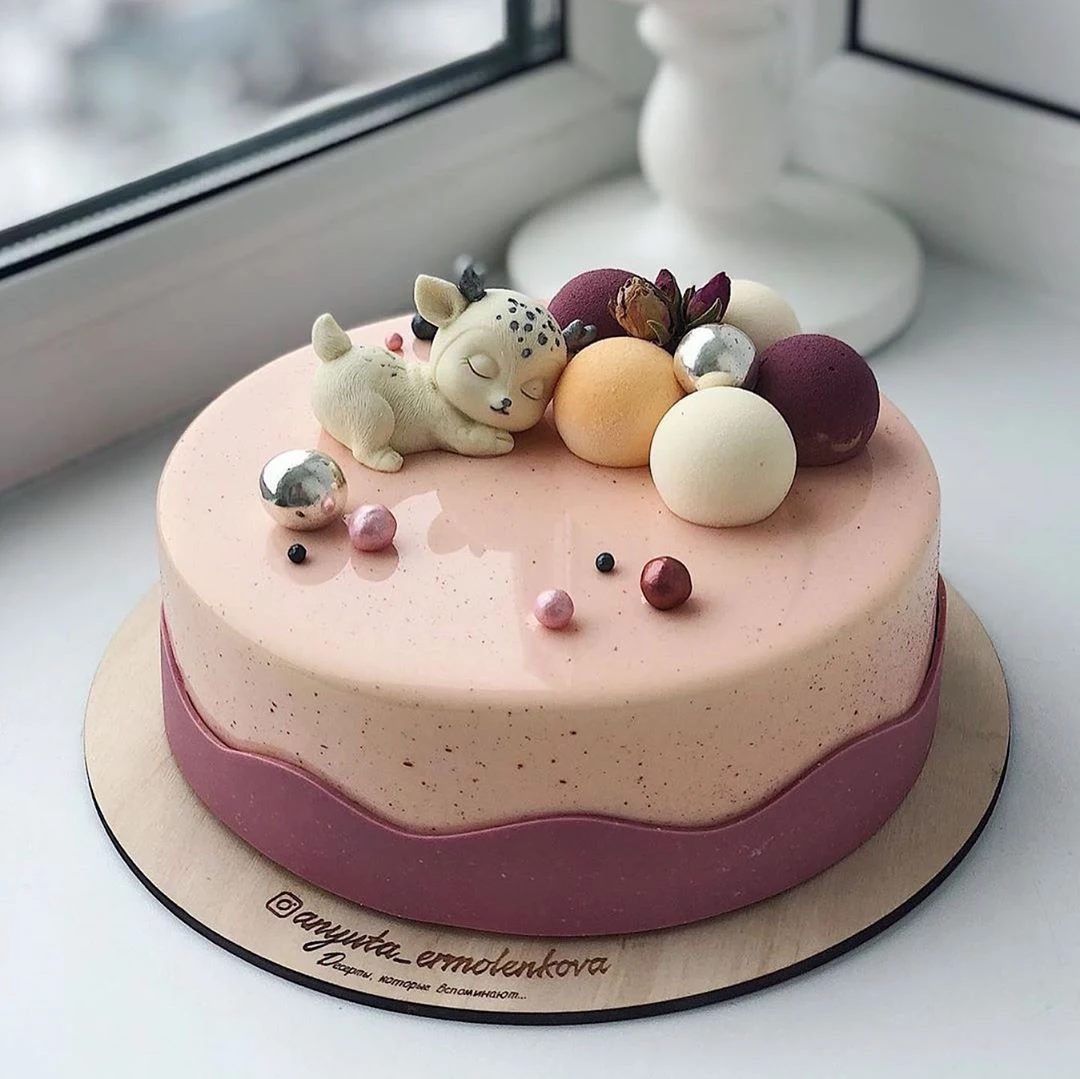 Cute birthday cake for children