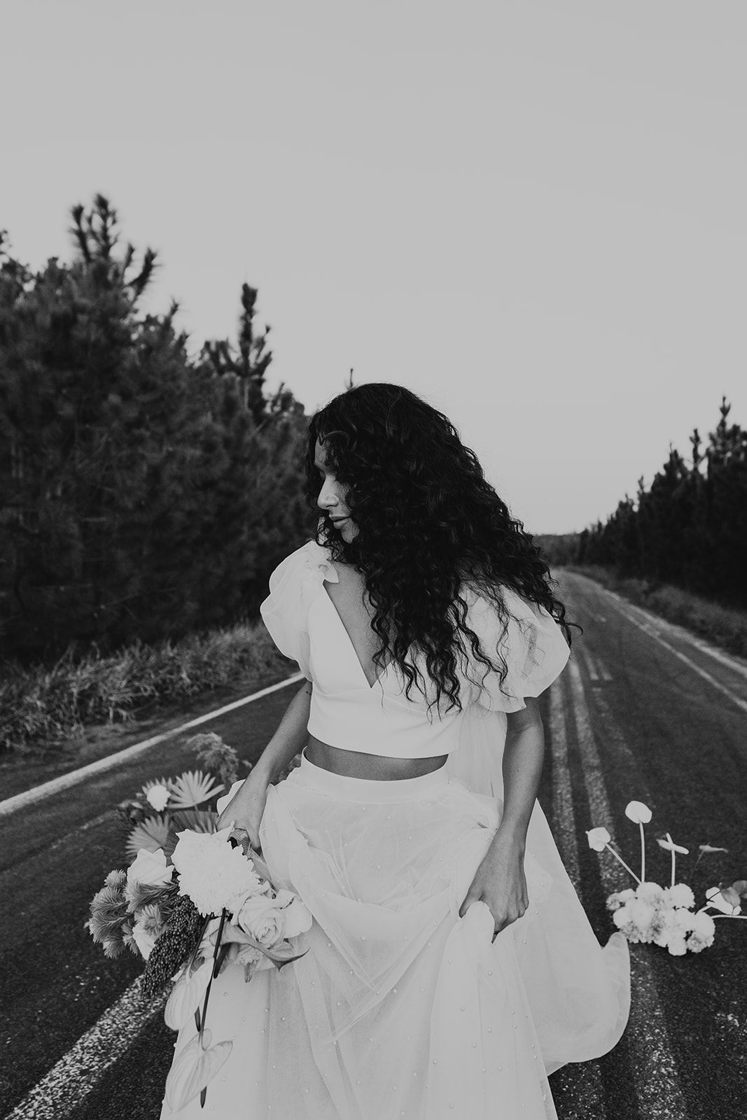 on the aisle blog | indie bride style sunshine coast qld angela cannavo photography karen willis holmes skirt alternative bridal bouquet florals