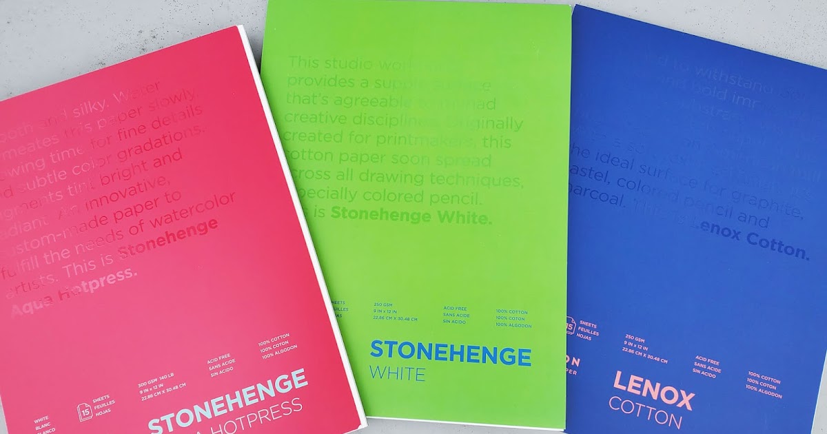 Legion Stonehenge Aqua Hot Press Watercolor Paper