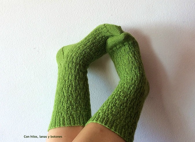 Con hilos, lanas y botones: Calcetines Corcair