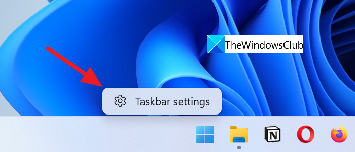 Configuración de la barra de tareas de Windows 11