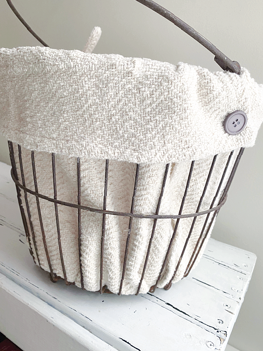 clam basket with liner