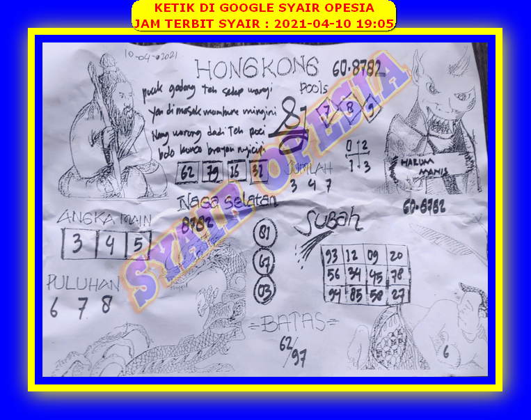 gambar togel hongkong