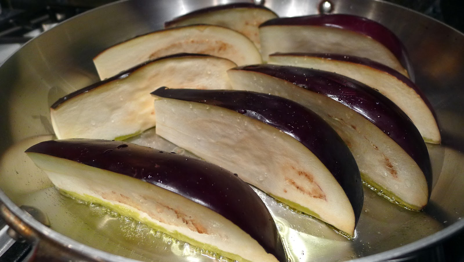 newFOOD tuesdayz Pan Roasted Eggplant with Tangy Shallot Dressing