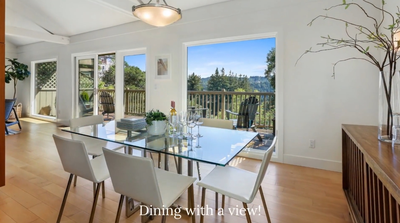 24 Photos vs. 54 Greenwood Way, Mill Valley, CA Home Interior Design Tour